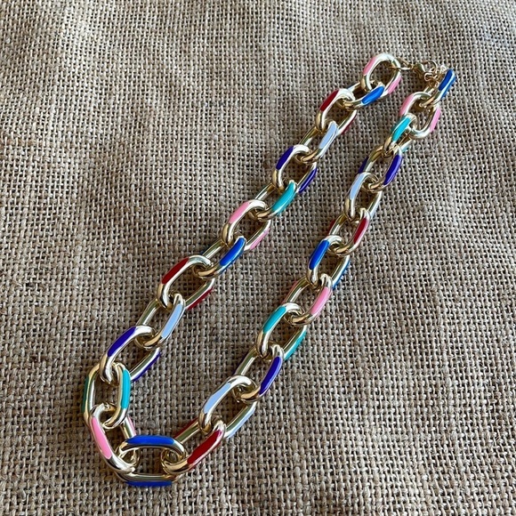 European 2023 In style Candy Color Dripping choker Necklace Enamel Drip - Picture 5 of 16